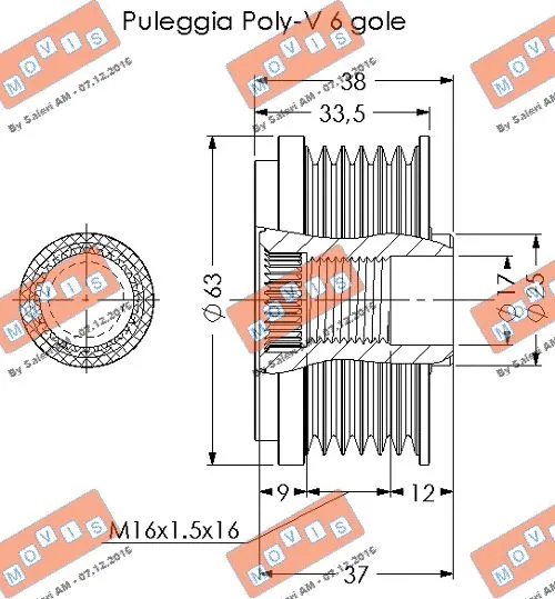 Alternator Freewheel Clutch