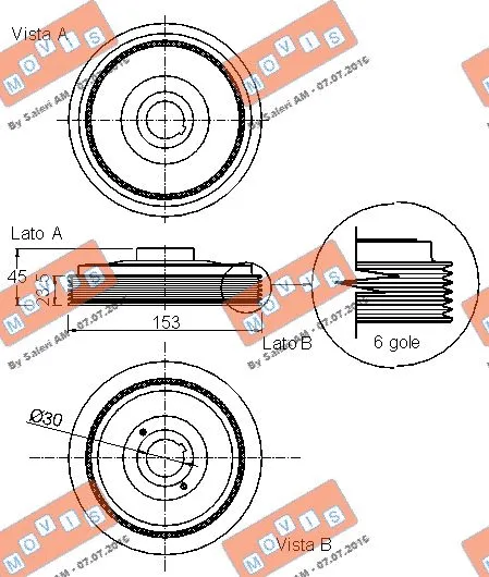 Belt Pulley, crankshaft