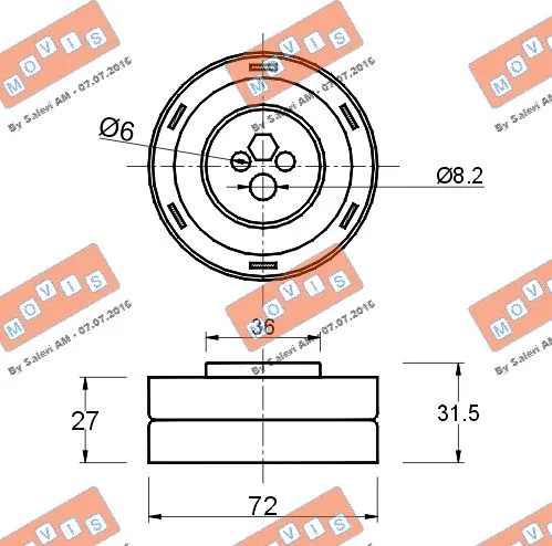 Tensioner Pulley, timing belt