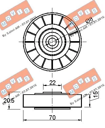 Belt Tensioner, V-ribbed belt