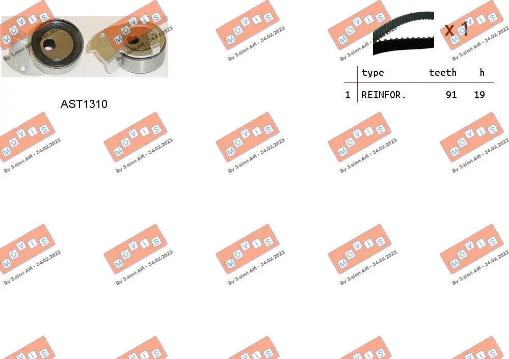 Timing Belt Kit (ASTK1143)