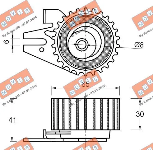 Tensioner Pulley, timing belt