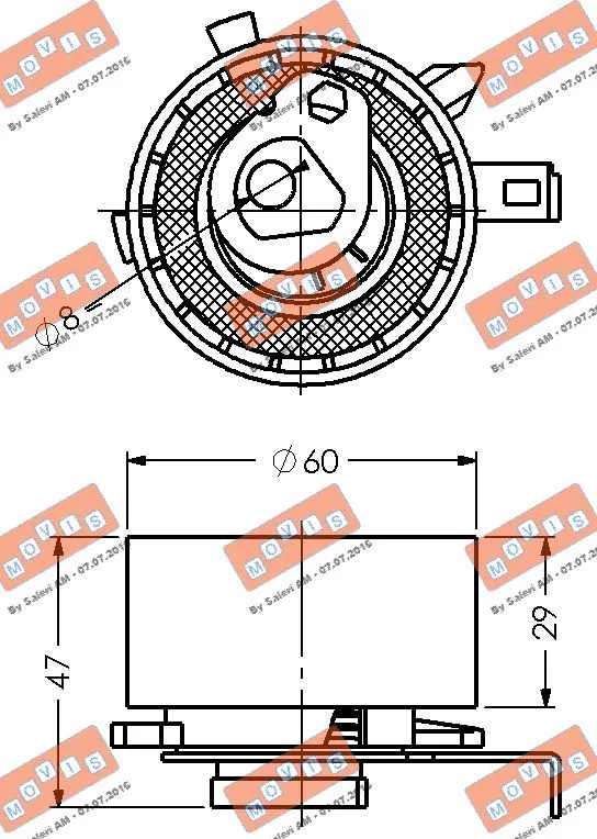 Tensioner Pulley, timing belt