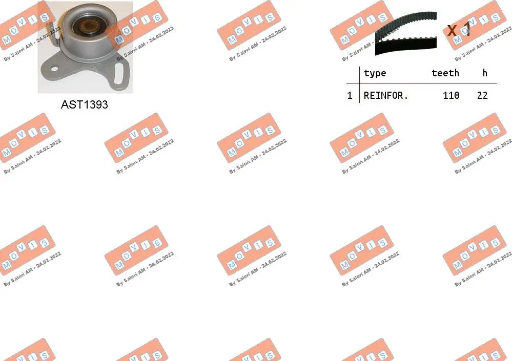 Timing Belt Kit (ASTK1105)