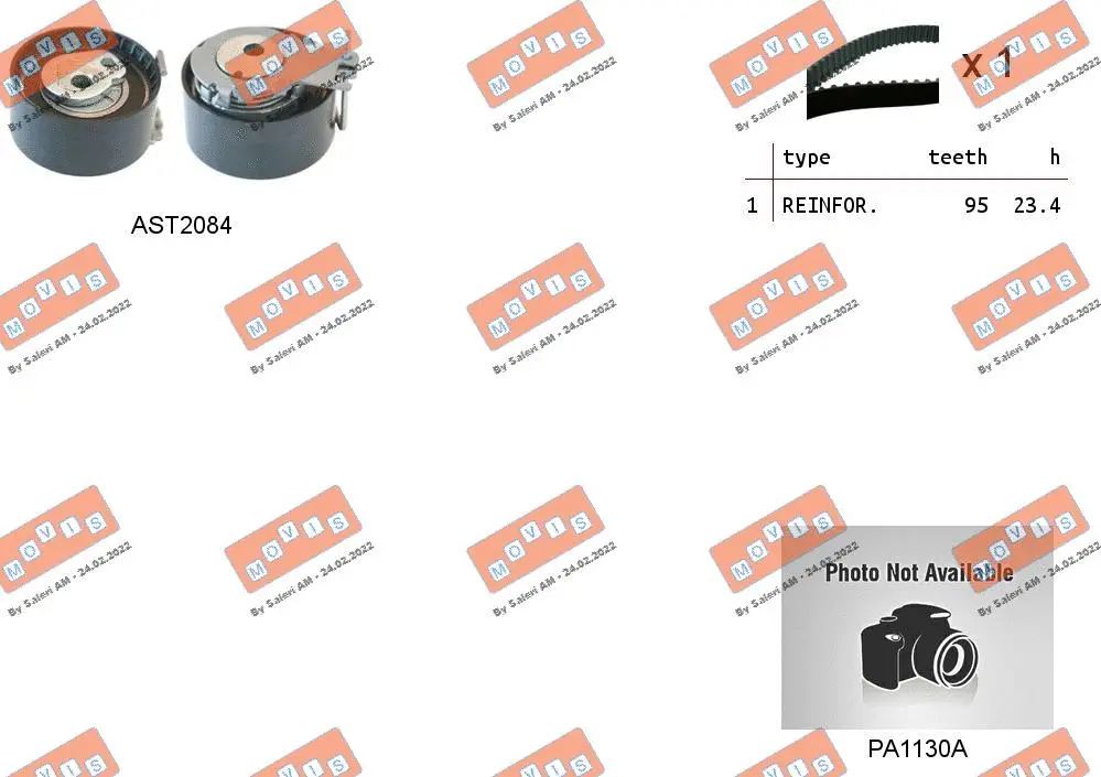 Water Pump & Timing Belt Kit (ASTK0922PA)