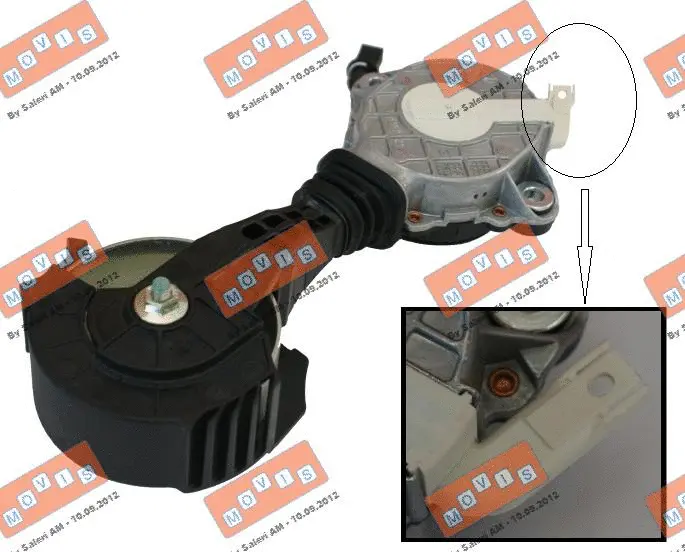 Belt Tensioner, V-ribbed belt (AST3031)