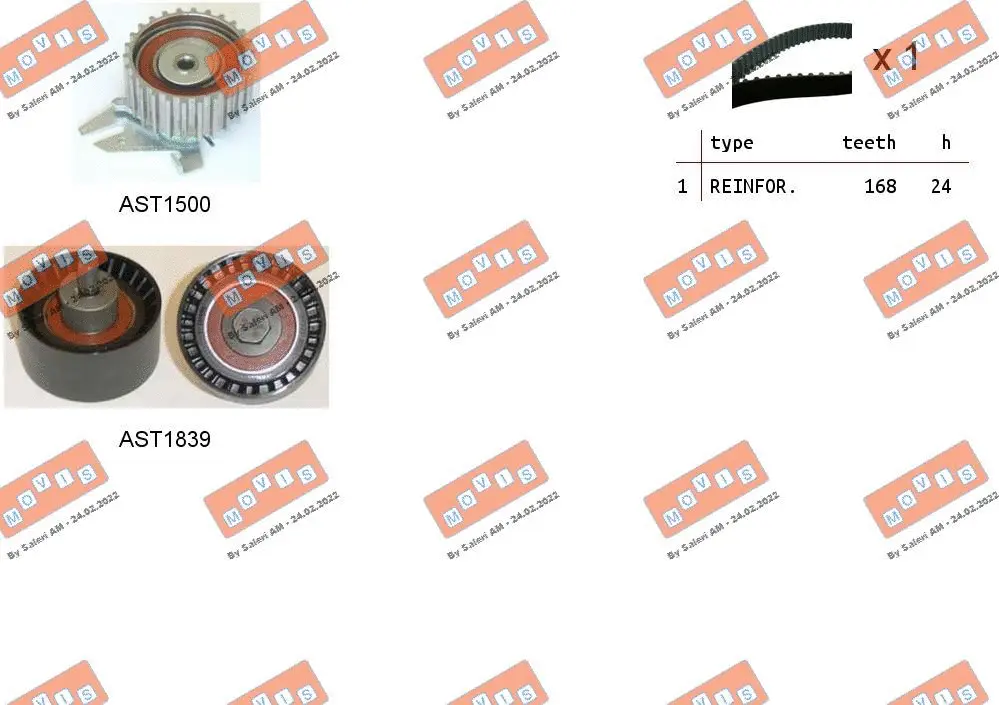 Timing Belt Kit (ASTK0944)