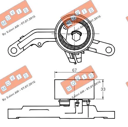 Tensioner Pulley, timing belt