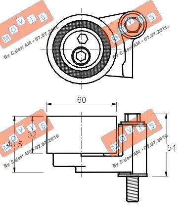 Tensioner Pulley, timing belt