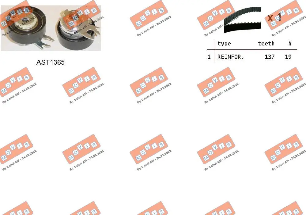 Timing Belt Kit (ASTK0854)