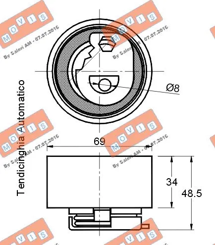 Tensioner Pulley, timing belt