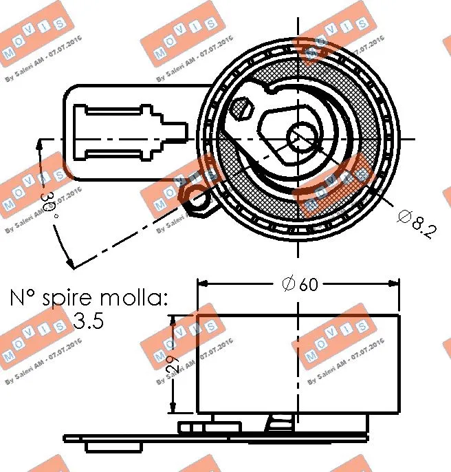 Tensioner Pulley, timing belt