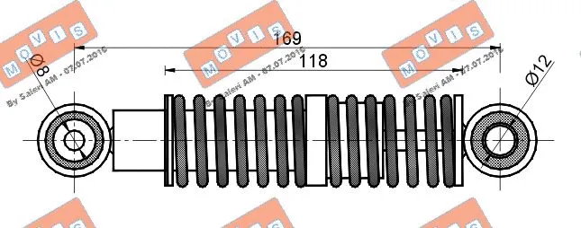 Vibration Damper, V-ribbed belt