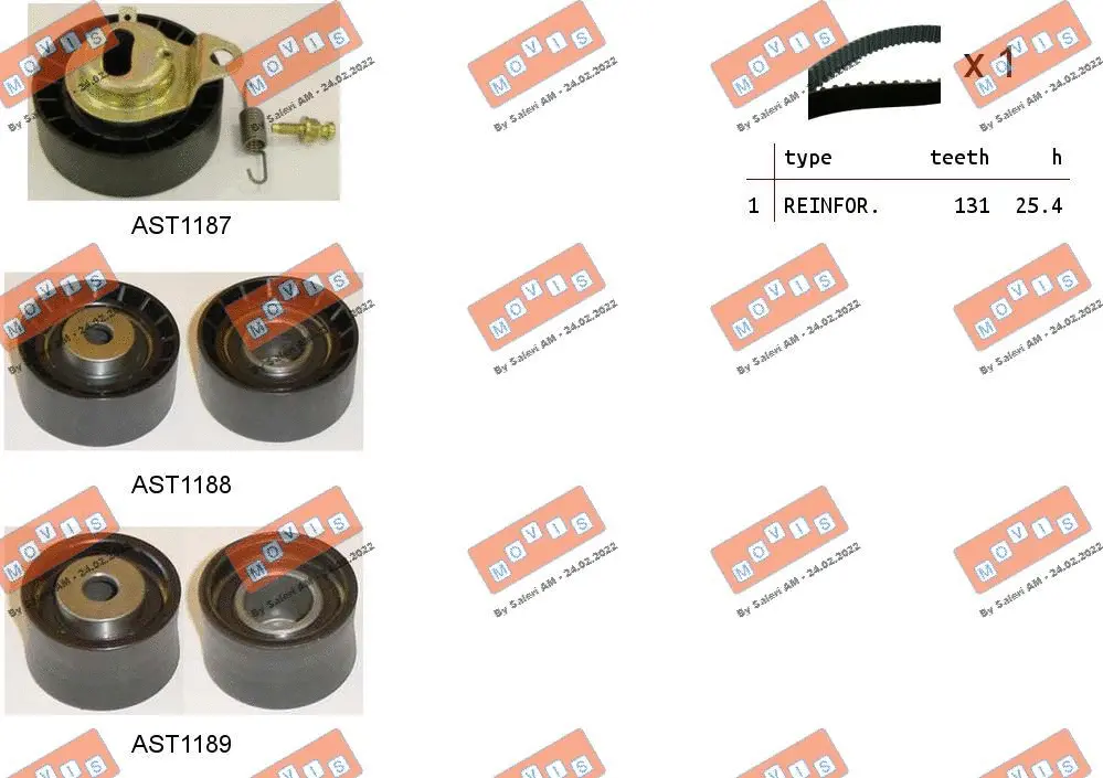 Timing Belt Kit (ASTK0823)