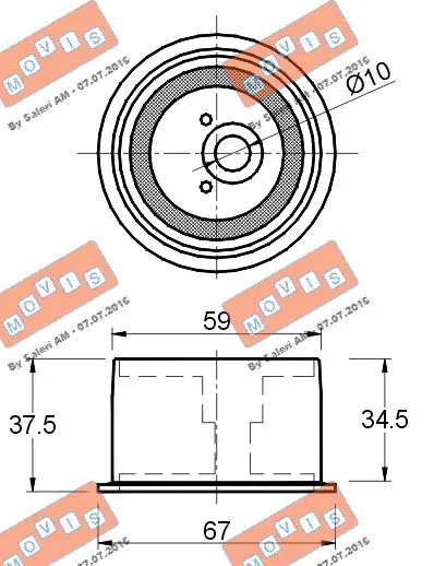 Tensioner Pulley, timing belt