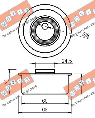 Tensioner Pulley, timing belt