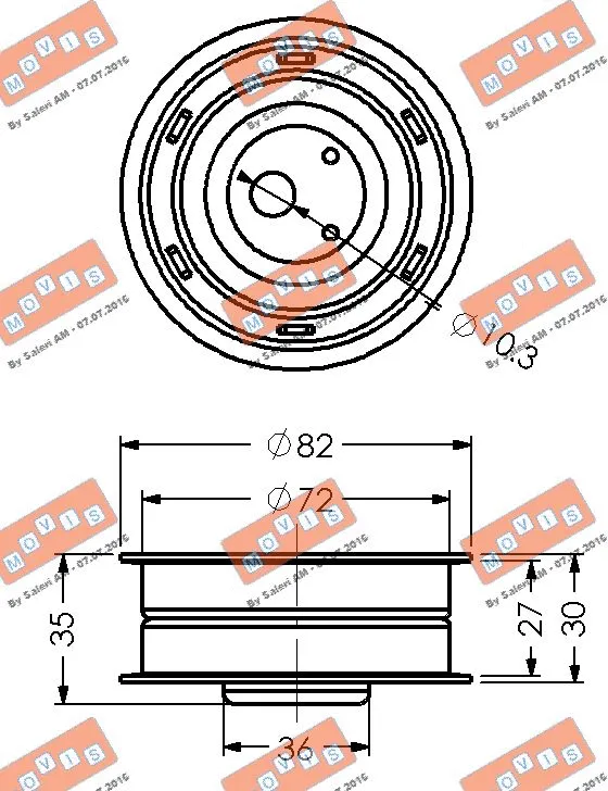 Tensioner Pulley, timing belt