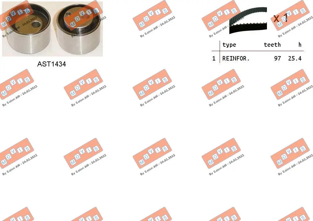 Timing Belt Kit (ASTK1256)