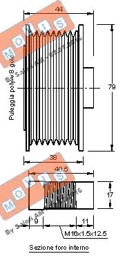 Alternator Freewheel Clutch