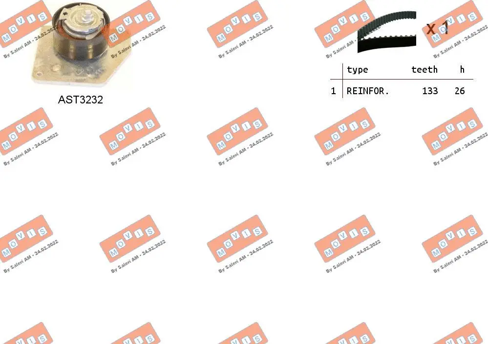 Timing Belt Kit (ASTK1126)
