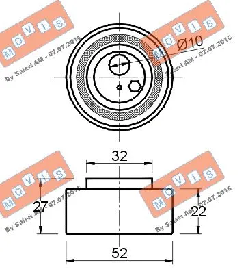 Tensioner Pulley, timing belt