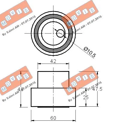Tensioner Pulley, timing belt