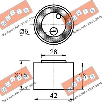 Tensioner Pulley, timing belt