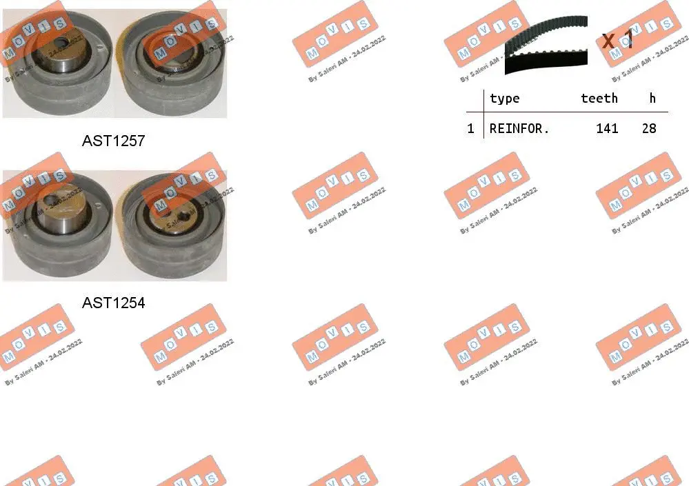 Timing Belt Kit (ASTK1018)