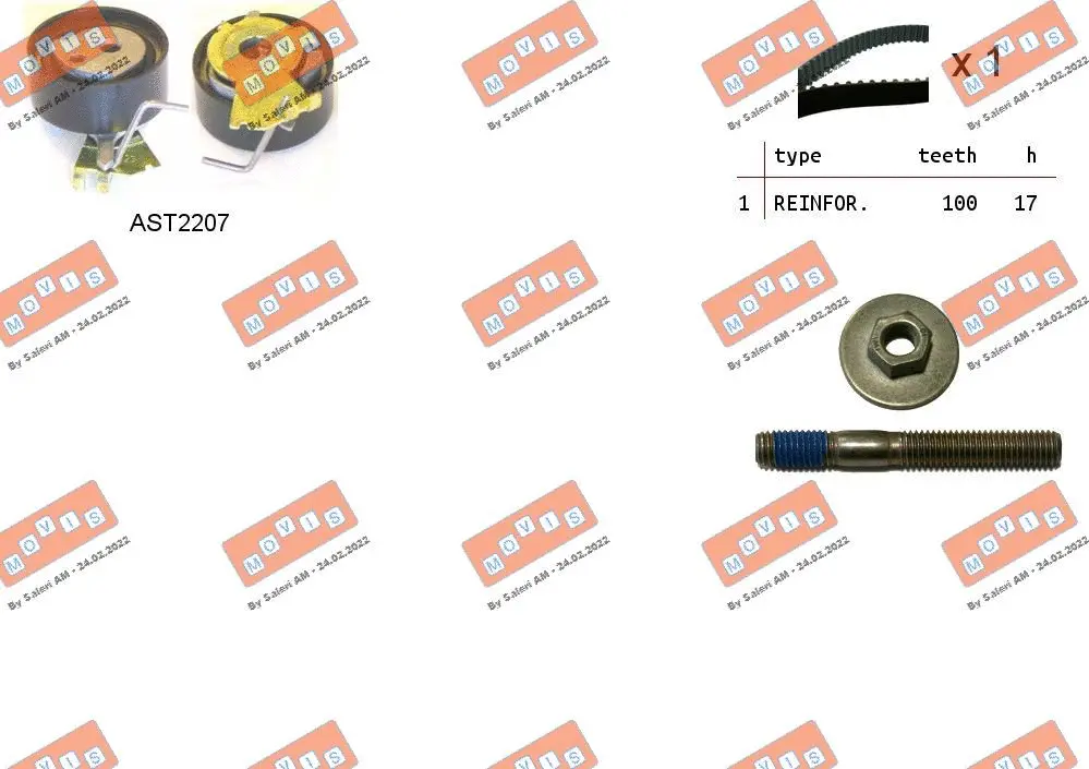 Timing Belt Kit (ASTK0858)