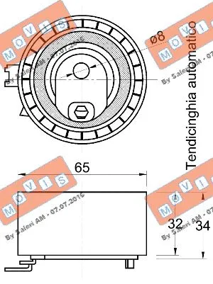 Tensioner Pulley, timing belt