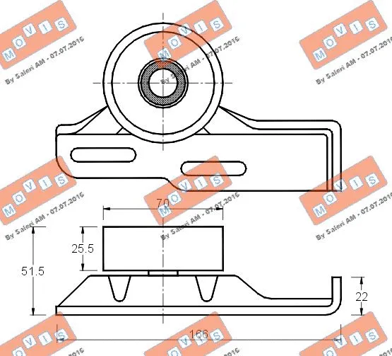 Belt Tensioner, V-ribbed belt