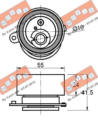 Tensioner Pulley, timing belt
