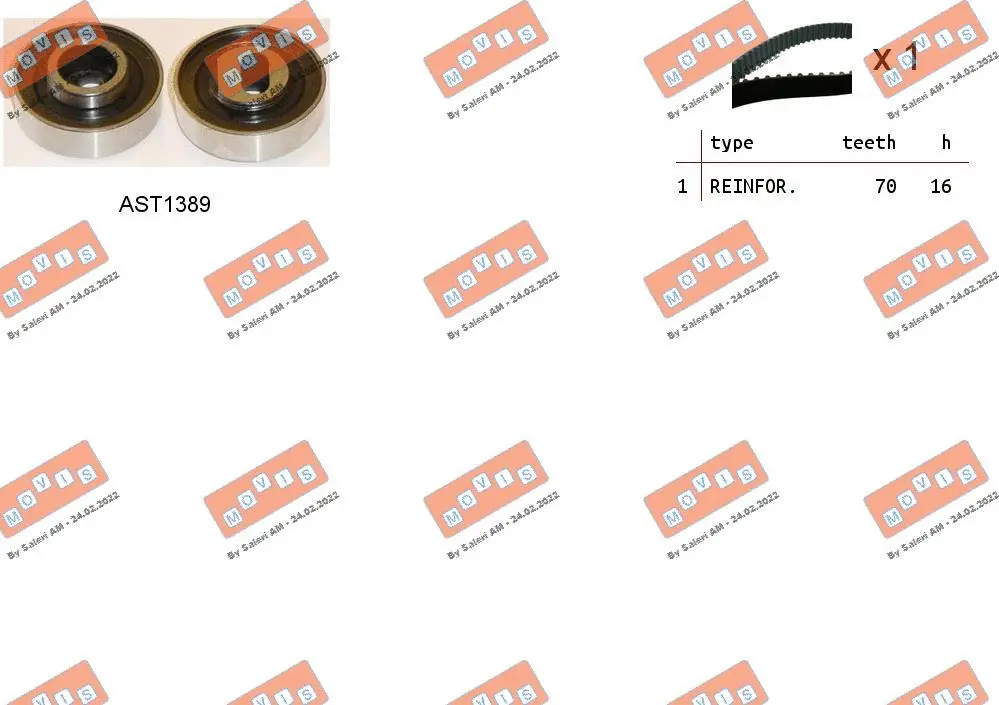 Timing Belt Kit (ASTK1237)
