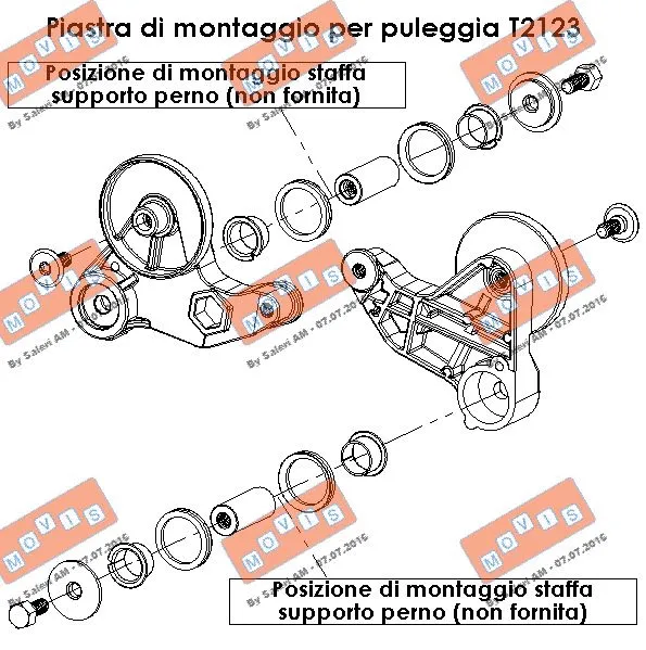Repair Kit, v-ribbed belt tensioner