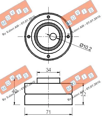 Tensioner Pulley, timing belt