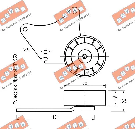 Belt Tensioner, V-ribbed belt