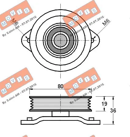Belt Tensioner, V-ribbed belt