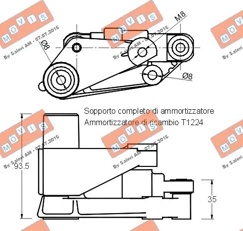 Belt Tensioner, V-ribbed belt