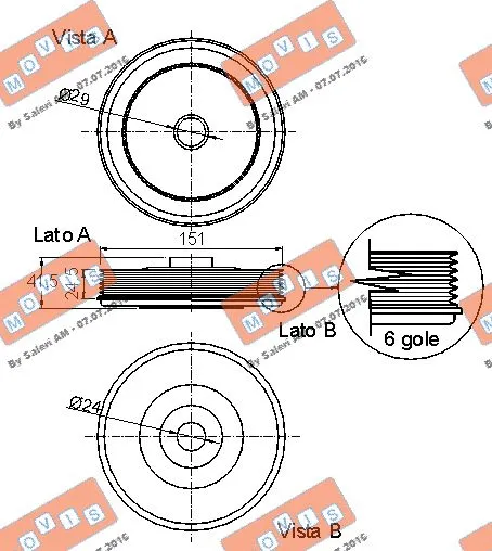 Belt Pulley, crankshaft