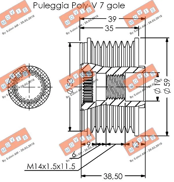 Alternator Freewheel Clutch