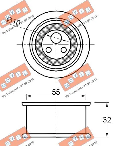 Tensioner Pulley, timing belt