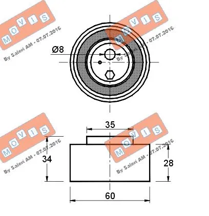 Tensioner Pulley, timing belt