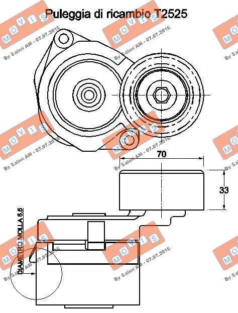 Belt Tensioner, V-ribbed belt