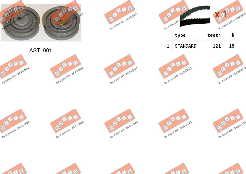 Timing Belt Kit (ASTK0816)