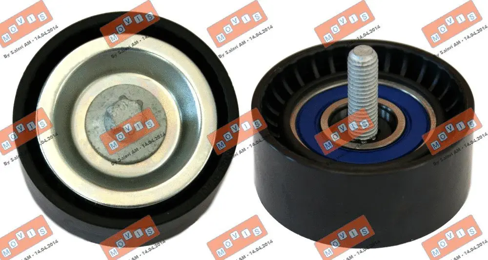 Deflection/Guide Pulley, V-ribbed belt (AST3654)