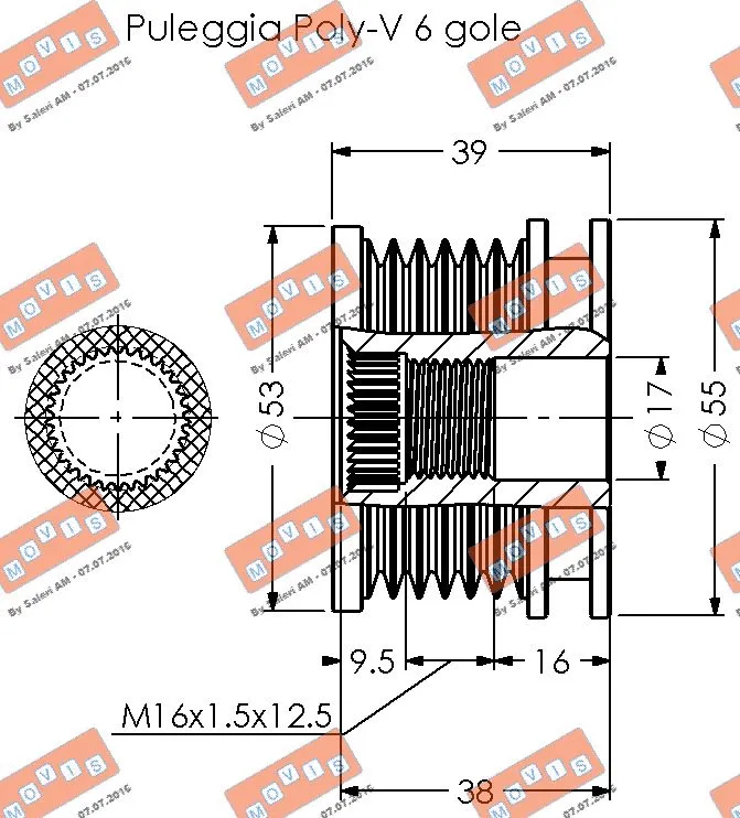 Alternator Freewheel Clutch