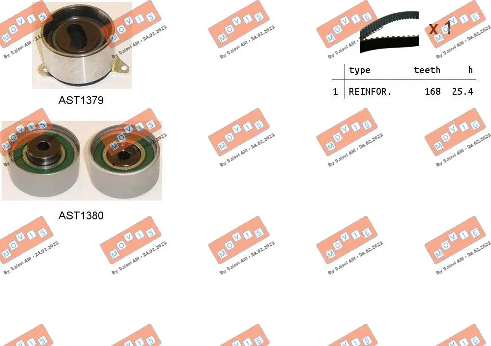 Timing Belt Kit (ASTK0999)