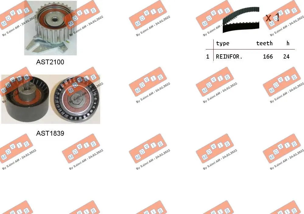 Timing Belt Kit (ASTK0906)