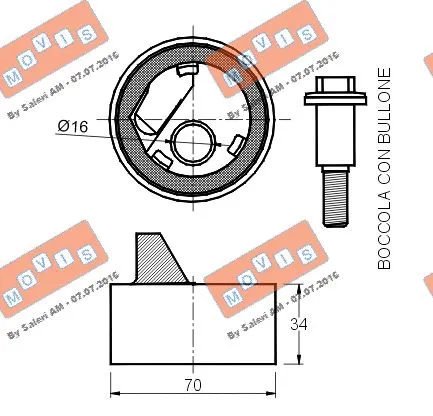 Tensioner Pulley, timing belt