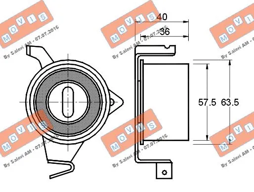 Tensioner Pulley, timing belt
